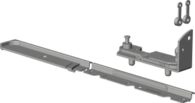 Winkhaus DK-Ecklager, verdeckt liegend, DIN Rechts, EL.K.SE.60-BS.18, Stahl, silber 5061053