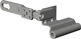 DF-Drehlagerband, DL.C.18-13, DIN Rechts, silber, chromatiert