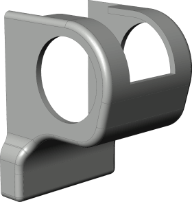 Winkhaus DK-Abdeckkappe, f.Ecklag., EL.CS, zum Aufclipsen, DL-R, KF, schwarz, tiefschwarz 5065538