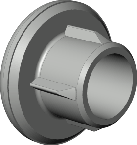 Winkhaus DK-Stopf., für Flügellager, FL.C-W, zum Aufstecken, DL-R, KF, weiß, verkehrsweiß 5065616