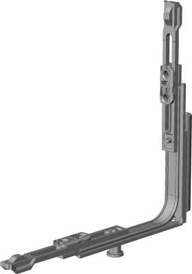 Winkhaus Flügellager, aufliegend, DIN Links, Stahl, weiß, verkehrsweiß, lackiert 5066164