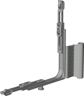 Winkhaus Flügellager, auflieg., DIN Rechts, St, silber, silberfarbig, galvanisch verzinkt 5066169