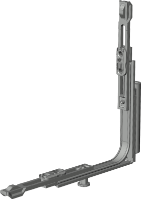 Winkhaus Flügellager, aufliegend, DIN Links, Stahl, weiß, verkehrsweiß, lackiert 5066172