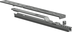 Winkhaus DK-Drehbremse, für Beschlagnut, DB 11.10-24, Stahl silberfarbig 5068394