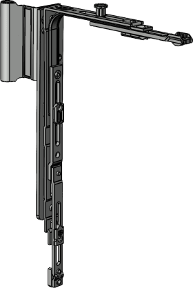 Winkhaus Flügellager, C.PADS, 20-13, aufliegend, DR, Stahl, silber, titanfarbig, pulverb. 5069179