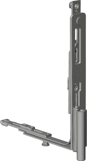 Winkhaus Flügellager, aufliegend, DIN Rechts, silber, silberfarbig, chromatiert 5069181