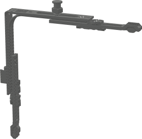 Winkhaus FT-Eckumlenkung, mit Stützkörper, E1.N.SBS.U.BS16-HV, Stahl, silber verzinkt 5074780