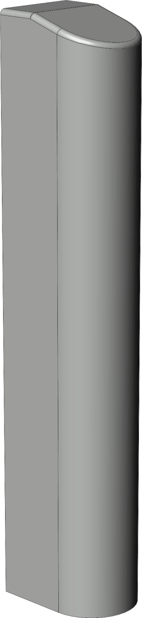 Winkhaus DF-Abd.k., f.Flügell., K.FL.C-DS, z.Aufclip., DL-R, Kunststoff, braun, graubraun 5081107