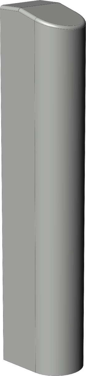 Winkhaus DF-Abdeckkappe, f.Flügell., K.FL.C-DS, zum Aufclipsen, DL-R, KF, sw, tiefschwarz 5081111