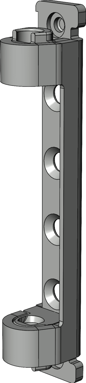 Winkhaus Scherenlager,SL.C,3-6,DIN Links-Rechts,weiß,verkehrsweiß,pulverbeschichtet 5081490