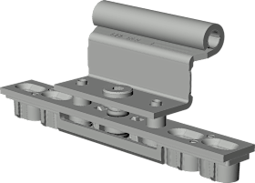 Winkhaus Kippflügel-Kippband, aufliegend, DIN Links-Rechts, K, 18-9, St, silber, verzinkt 5082072