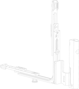 Winkhaus Falzbandflügellager, HT-E1, 18-9, aufliegend, DIN Links, Stahl, silber, verzinkt 5082155