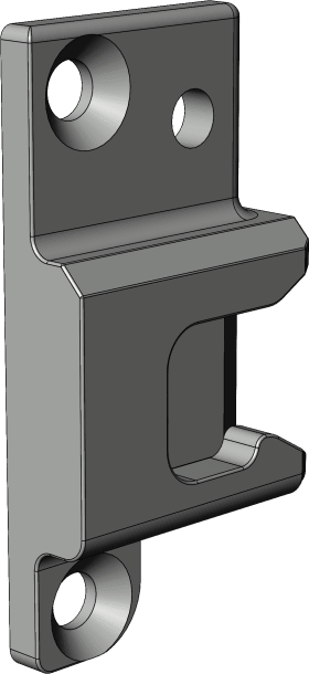Drehkipp-Adapterplatte,AP.H.IF.24-13,DR,Stahl silber verzinkt,NL13mm