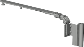 Winkhaus DK-Schere,SC1.A,20-13,sichtbar,Gr.1,DIN Links,titanfarbig 5083997