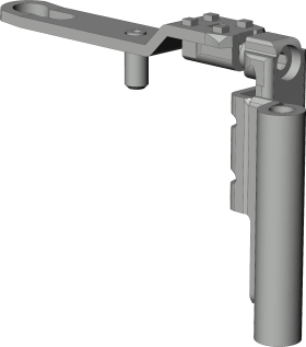 Winkhaus KF-Kippband, aufliegend, DR, C, 20-13, Stahl, weiß, cremeweiß, pulverbeschichtet 5089421