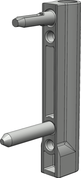 Winkhaus Flügellager, C, 20-6-28, aufliegend, DL-R, Stahl, Si, titanf., pulverbeschichtet 5097185