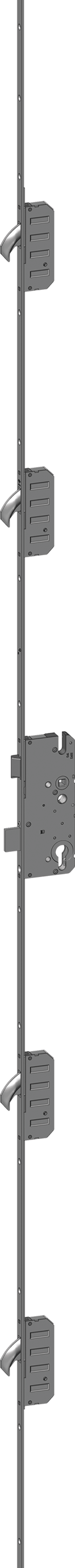 SI-TÜRVERSCHLUSS STV-F 1660/45/92/10 M4 RS MC. SILBER 2041674