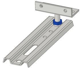 MONTAGEBLITZ XL/W40 150X43X1,5MM HÖHENVERST. VERZ. 550306