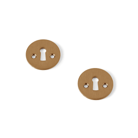 SCHLÜSSELROS Ø50 M. SCHL-LOCH MASSIV CC27 PVD KUPFER (122830P2232)