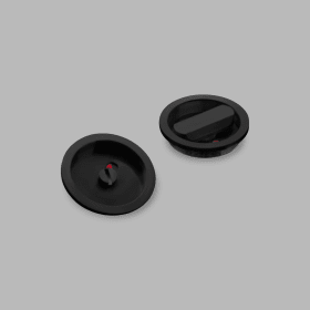 VERSENKTER ZIEHGRIFF RUND 8L90 Ø50 PVD CHARCOAL (143974P4098)