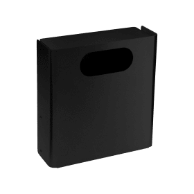 ABFALLEIMER S EINWURFLOCH LÄNGLICH WANDMONT ED PVD CHARCOAL (147097P4000)