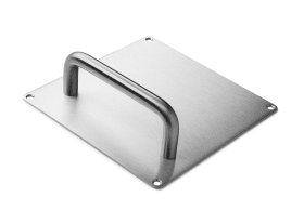 ZIEHGRIFF 14 GERADE 125 AUF SCHILD 175X175X2 (14401302124)