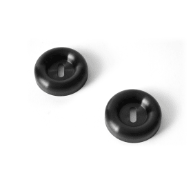 FAT ROSETTE M. SCHLÜSSELLOCH Ø70X17 CC38/27 PVD CHARCOAL (129001P4001)