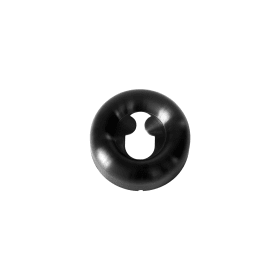 FAT ROSETTE M. ROCOCO-LOCH Ø70X6 CC30 PVD CHARCOAL (129004P4060)