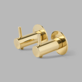 KLEIDERHAKEN 14X36 M. STIFT M. M5 M. BUCHSE Ø32 ROSETTE (15560501002)