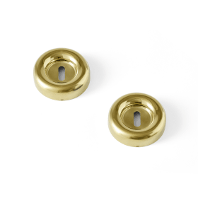 FAT ROSETTE M. SCHLÜSSELLOCH Ø70X17 CC38/27 MESSING (15900101001)