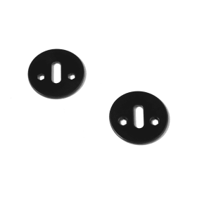 SCHLÜSSELROS 50X3 MASSIV CC27 SET M. SCHR M. BUCHSE RAL9005 (143230R1551)