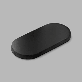 BLINDROSETTE OVAL 30X65 ABDECK CC50 CHARCOAL (143247P4408)