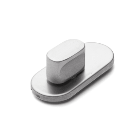 TÜRDRÜCKER SCHMAL MASSIV OVAL 65X30 CC50 (14341302460)