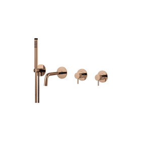 EINBAU-2WEGE-BADEWANNEN-ARMATUR POLIERT KUPFER (QS3200-190SPP2)