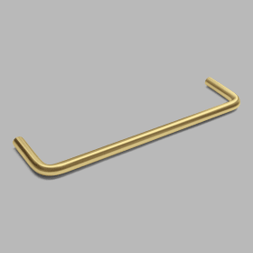 HANDTUCHSTANGE 14X300 BUCHSE ED PVD MESSING (147050P3305)