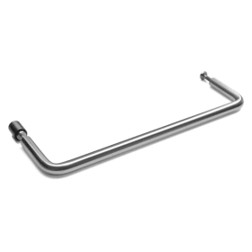 DUSCHTÜRGRIFF 19X450 M. TÜRSTOPPER (14705202450)