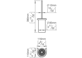 BAD-SET RAL9005 14/5605-7056-7061-7062 (147060R1007)