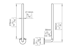 ERSATZ-WC-ROLLENHALTER 320 ABDECK RAL9005 (147062R1010)
