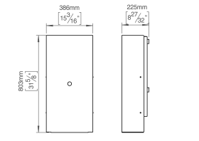 ABFALLEIMER L M. KLAPPE 60LTR MESSING (147097P3210)