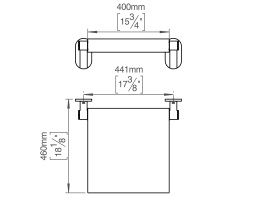 DUSCH-KLAPPSITZ RAL9005 BARRIEREFREI PU-BESCHICHTET (147501R1403)