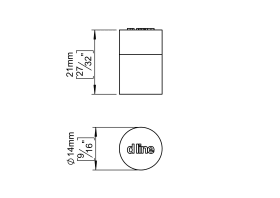 WAND-TÜRSTOPPER PVD KUPFER Ø14X21 SATINIERT (145050P2009)