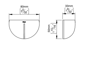 BODEN-TÜRSTOPPER SCHILDKRÖTE ED Ø80X30 PVD KUPFER (145080P2030)