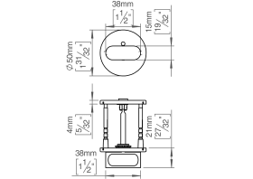 WC-SCHLOSS 5L90 RAL9005 ABDECK CC38 (143475R1457)