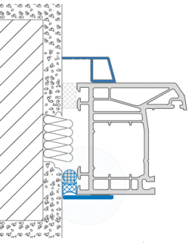 EXTE Flachleiste mit Selbstklebung für Innenbereich