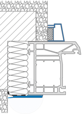 EXTE Flachleiste mit Selbstklebung und Lippe