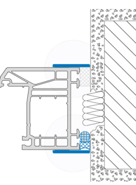 EXTE Flachleiste ohne Selbstklebung