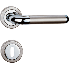 Hermat Drückergarnitur 1110/2331,Ros.,rd.,PZ,8,ER.pol./ma.,TS 37-47