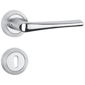 Hermat Drückergarnitur 1005.BIC,Ros.,rd.,BB,8,ER.pol./ma.,TS 37-47