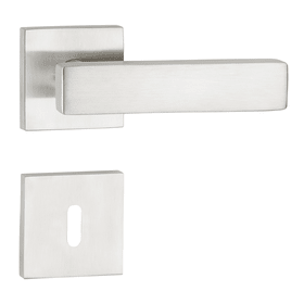 Hermat Drückergarnitur 1616.K/2311.SC,Ros.,eck.,PZ,8,ER,TS 37-47