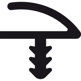 TUERDICHTUNGEN SD 018 SCHWARZ 